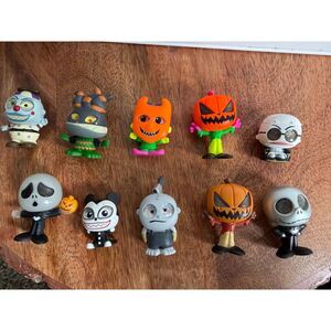 Nightmare Before Christmas Doorables Figures Set | Halloween Mini Collectibles